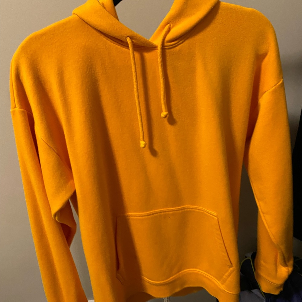 Aritzia TNA oversized sweater orange